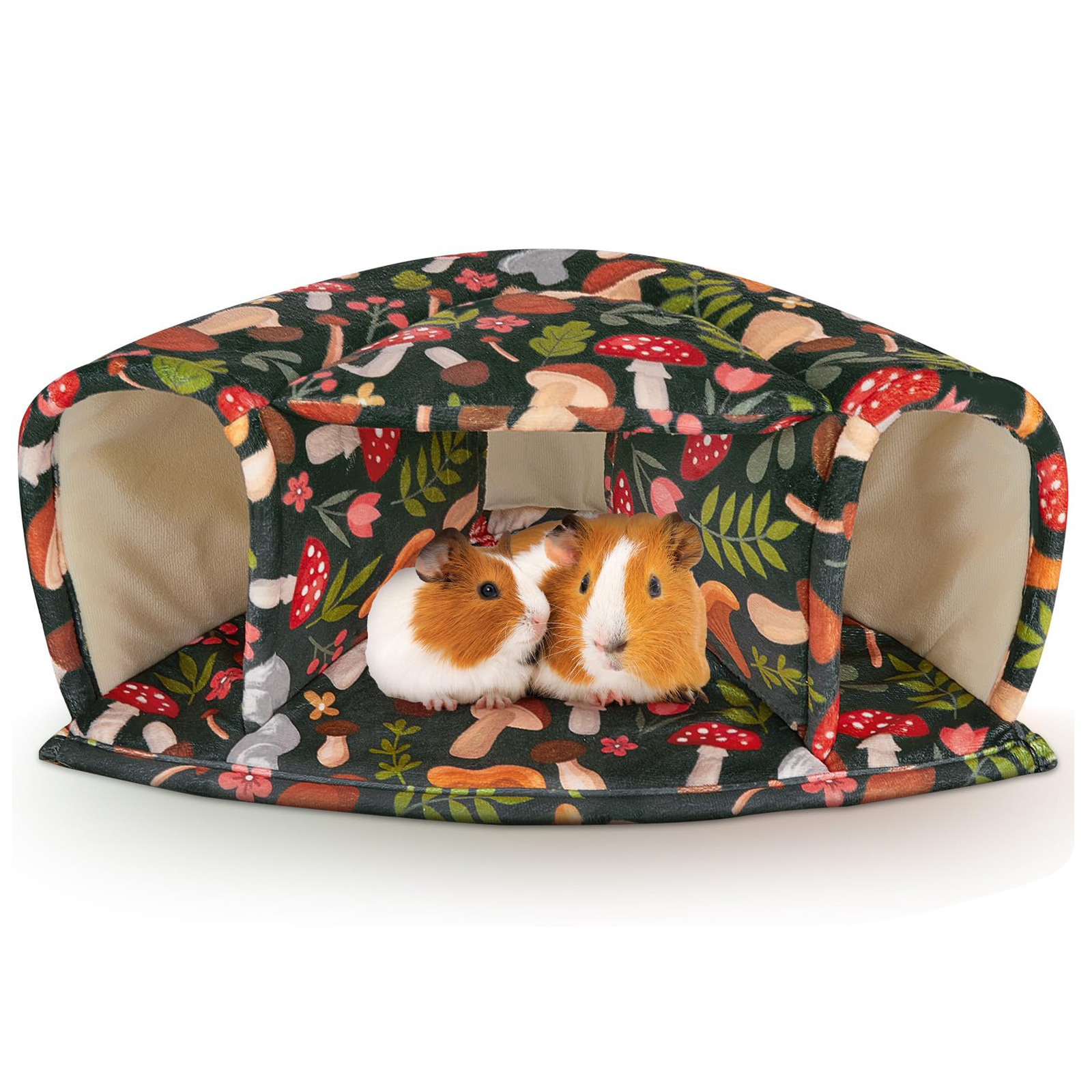 Guinea Pig Hideout, Hamster Comfortable House Bed, Rabbit Tunnel, Washable Small Pet Cage Accessories, Small Animal Nest Hole