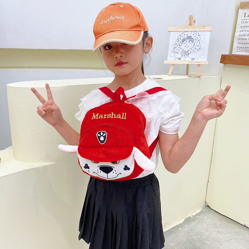 2024 fashion baby casual plush bag 1-4 years old coin purse burden relief cartoon foreign trade backpack casual backpack