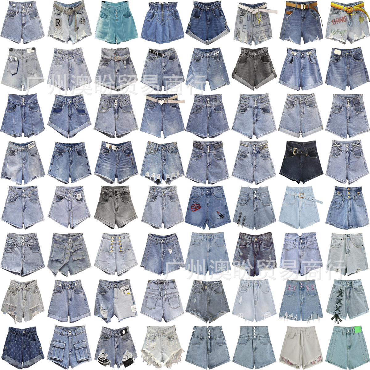 Retro Distressed Denim Shorts for Women Summer 2025 New High-Waisted Loose A-Line Slimming Look Hot Pants Raw Edge Super Shorts