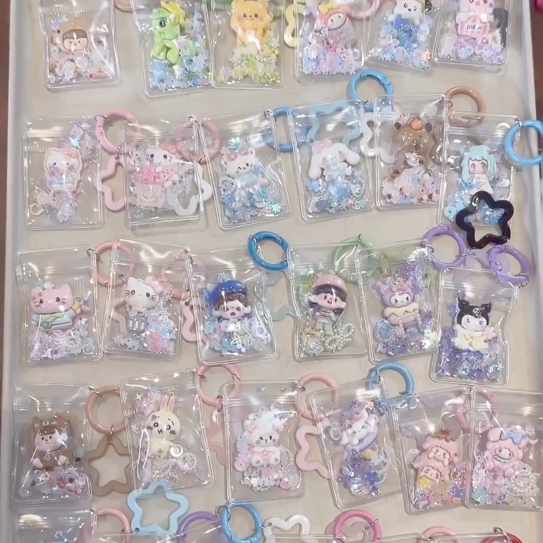 Little Red Riding Book Same Cartoon Rocking Wallet Bag Keychain Cute Bag Pendant Hanging Ornaments Gift Wholesale