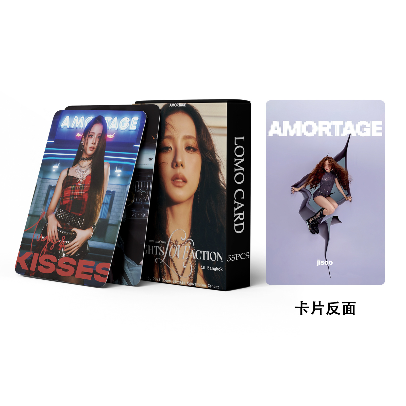 55Pcs Bp Jisoo Small Card Amortage Card Kim Ji-Soo