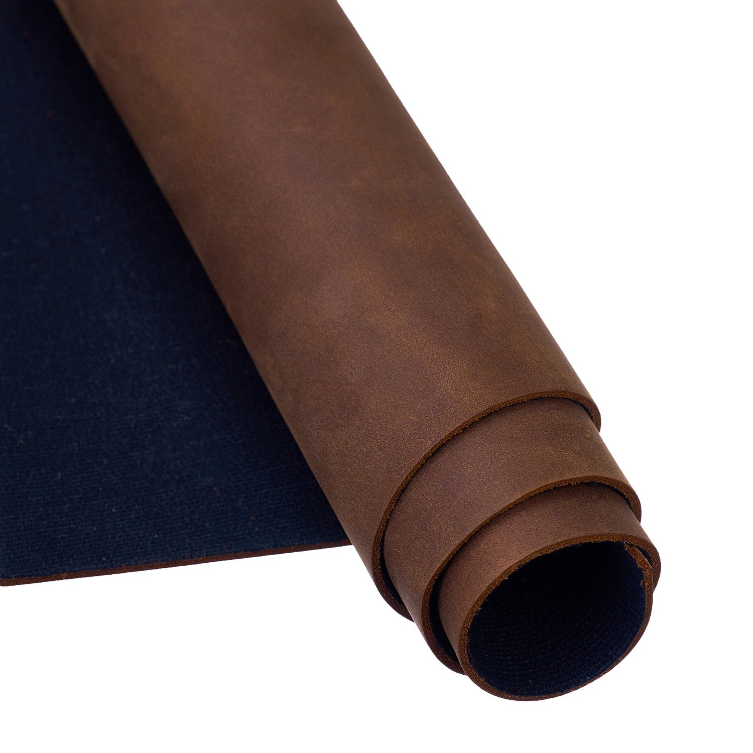 Кожаные листы Bourbon Brown Crazy Horse 1.8-2.1мм оптом двойной слой коровьей кожи различных размеров ручная работа винтаж