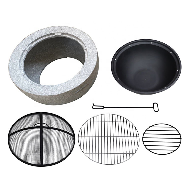 Outdoor Fire Stove Mgo Fire Bowl Garden Charcoal Burning Patio Fire Pit Barbecue Modern Bbq Outdoor Fire Pit Wood