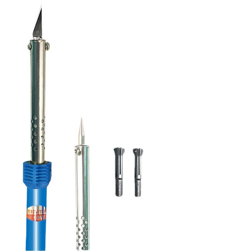 R4 Electric Soldering Iron Engraving Blade Flower Pot Punching and Perming Cutting Household Multi-functional Handmade DIY Heating Knife Branding Two