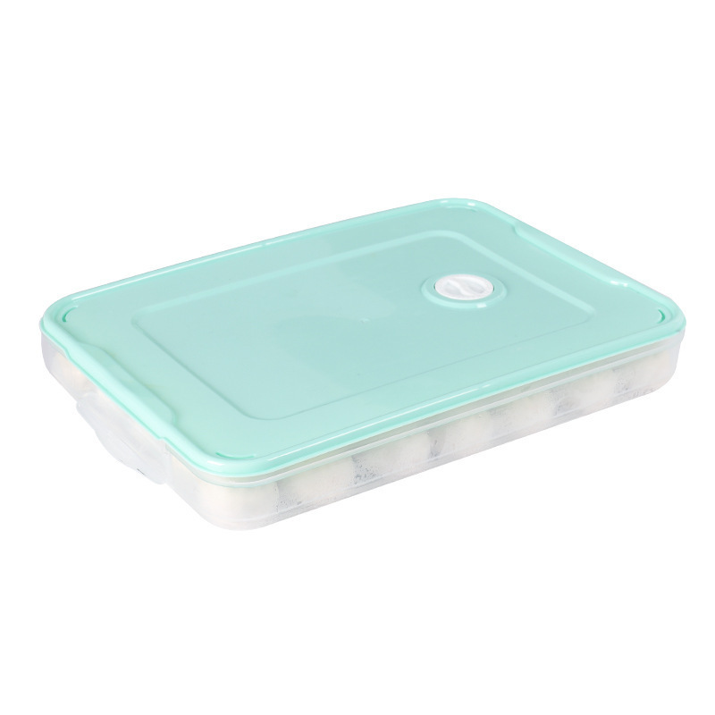 Household Multi-layer Fresh-keeping Storage Box Dumpling Box Frozen Quick-frozen Home Tray Refrigerator Freezing Wonton Box Refrigerator Storage Box
