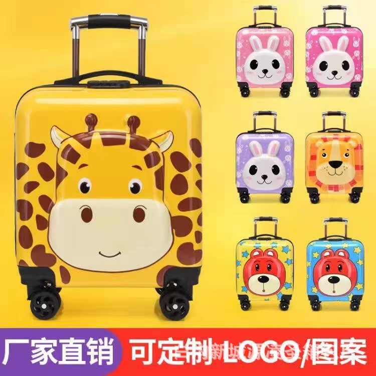 Оптовая продажа детских чемоданов 18-20 дюймов с мультяшным принтом
