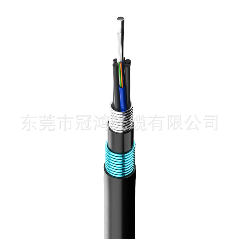 Super Strong Anti-Rat Bite Outdoor Gyta33 Gyta34 12 24 36 48 Core Armored Optical Fiber Cable