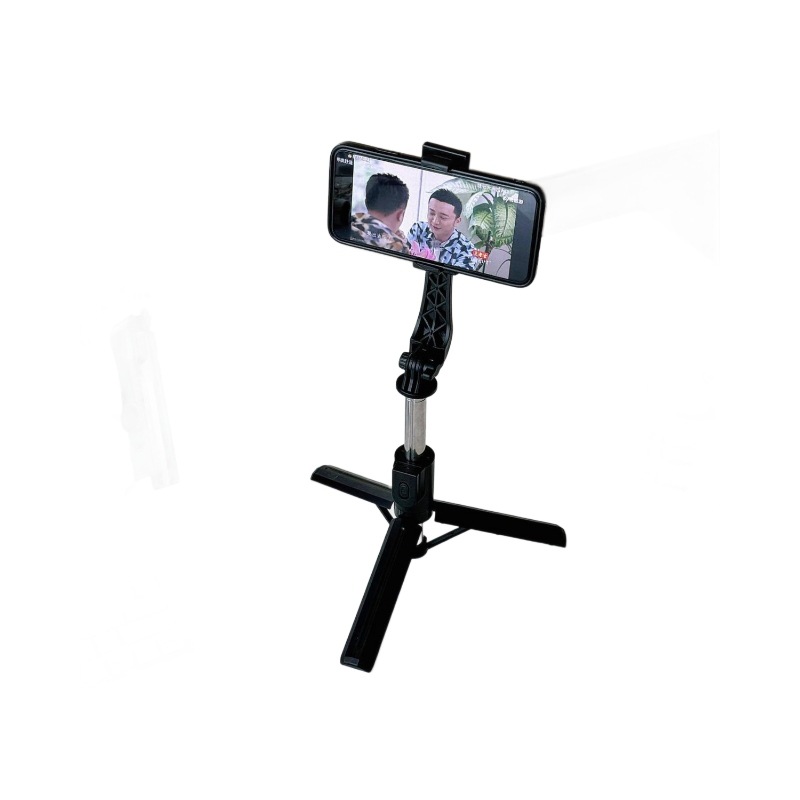 Mobile phone selfie stick stand anti-shake portable integrated Bluetooth remote control light filling light live retractable mobile phone stand