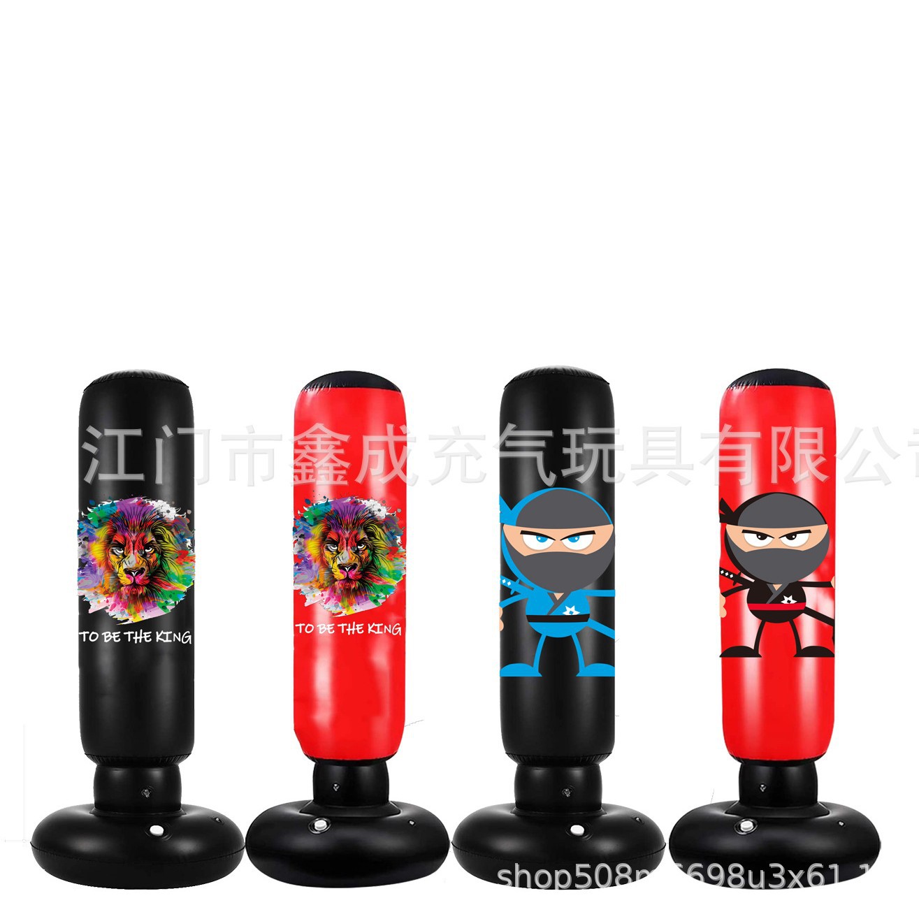 Factory Boxing Sandbag Inflatable Boxing Column Inflatable Boxing Column Tumbler Children Boxing Column Toy Vent Sandbag