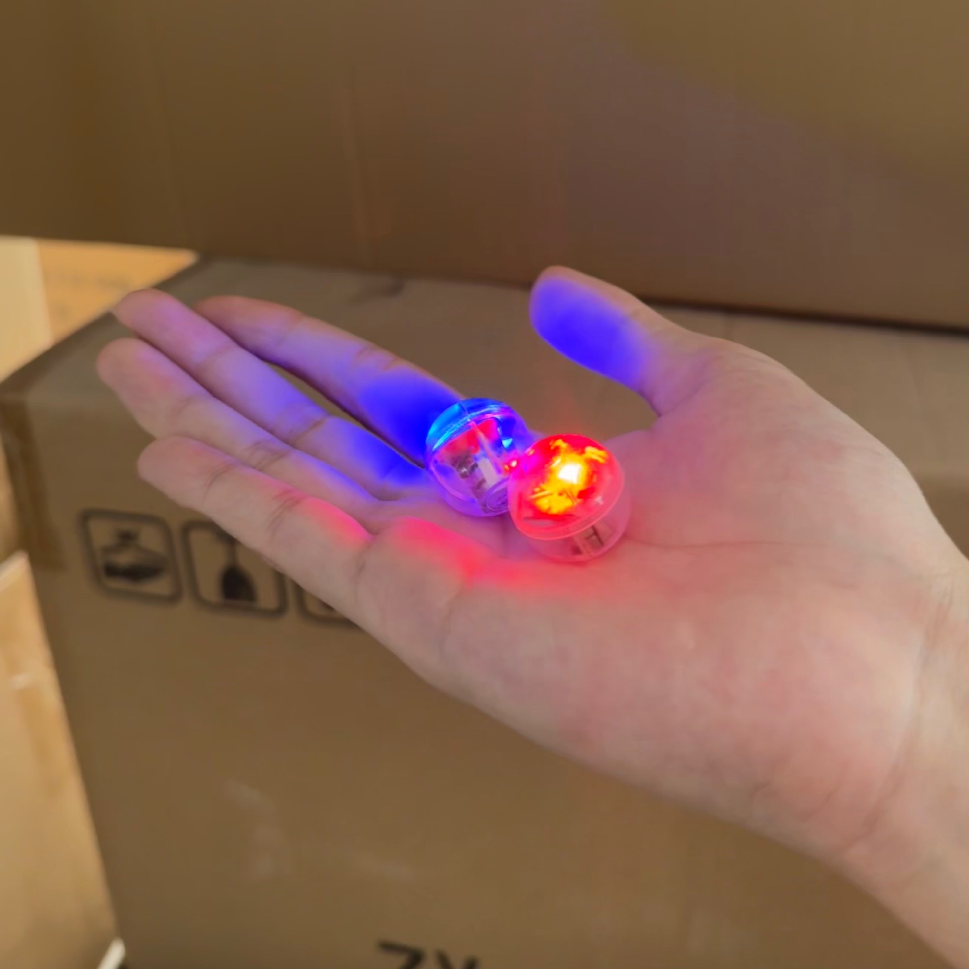 Led Digital Toy Accessories Source Customized Small Round Ball Flash Ball Luminous Vibration Ball