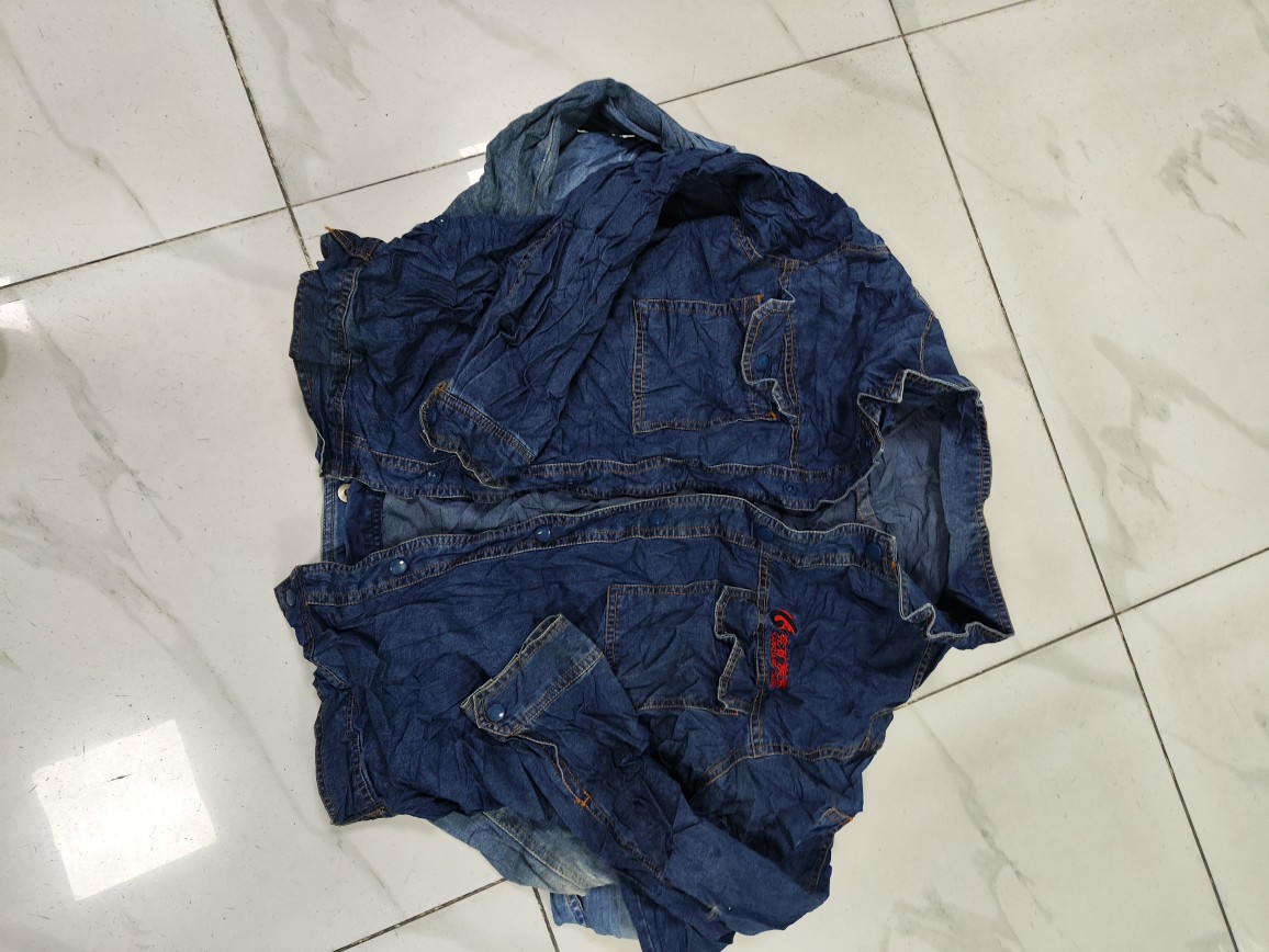 Second-Hand Clothes Old Denim Jacket C Student Korean Style Loose Jacket Spring and Autum New Fashion Denim Clothing Wholesale