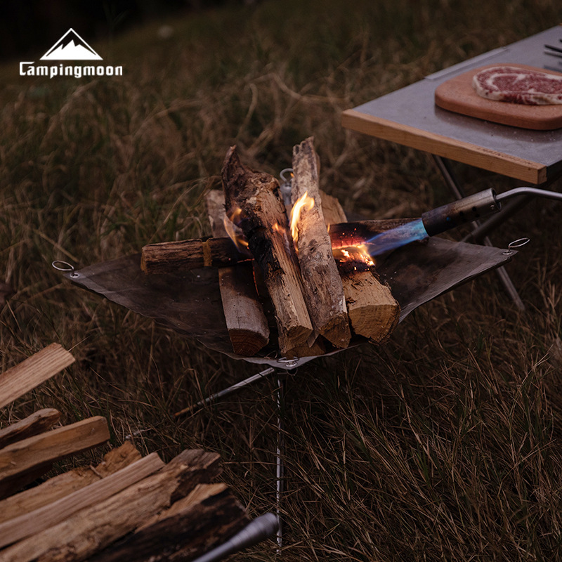 Coleman Outdoor Lightweight Stainless Steel Folding Barbecue Grill Stove Heating Stove Large Flame Mountain Bonfire Burning Table