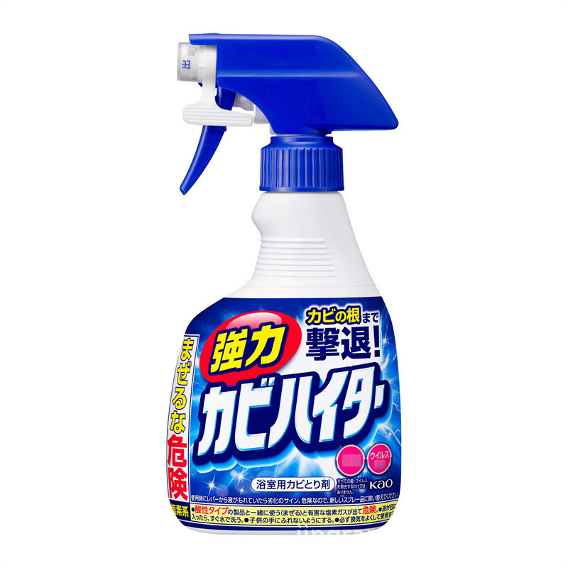 Japan Imported Kao Bathroom Wall Mildew Removal Foam Spray 400+400ml Multi-Purpose Cleaning Spray
