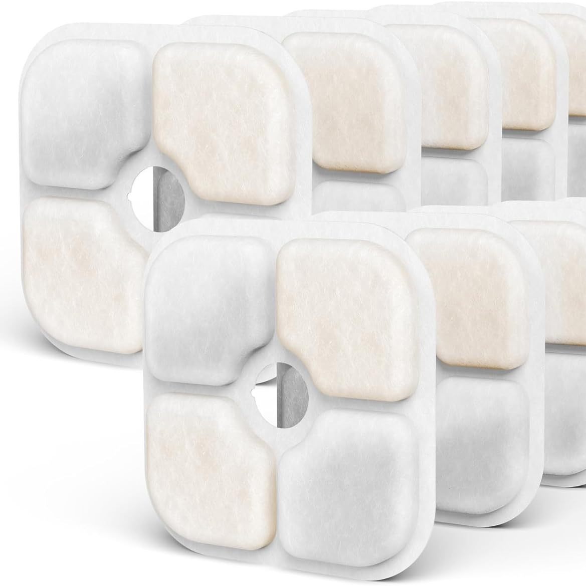 Amazon's Best-selling Pet Water Dispenser Filter Element Cat and Dog Filter Cotton Pet Coconut Shell Activated Carbon Filter