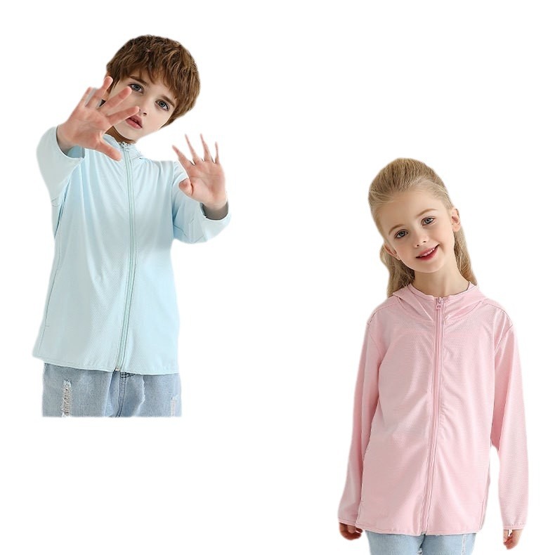Children's Sun Protection Clothing, Summer Skin Clothing, Boys and Girls' Anti-Uv Jackets, Adult Parent-Child Sun Protection Clothing