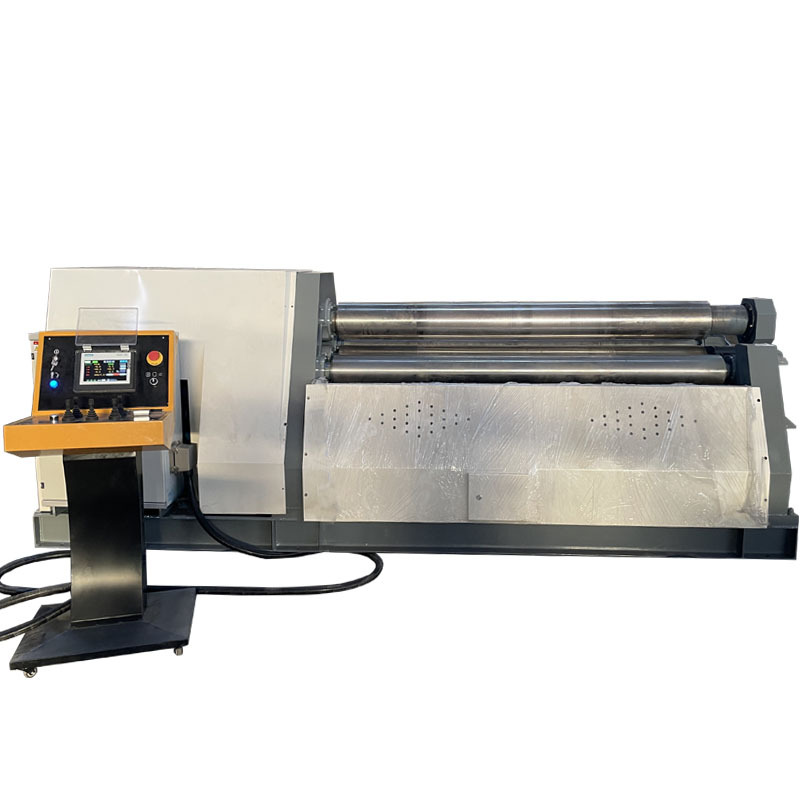 Four-roller rolling machine CNC automatic four-roller rolling machine automatic pre-bending fixed ruler rolling machine rolling machine