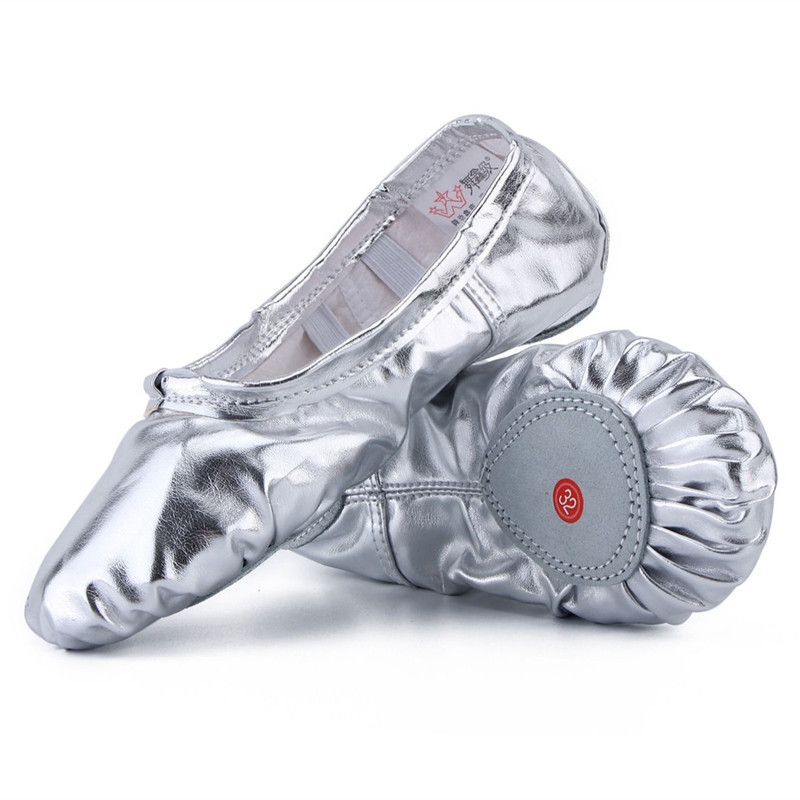 Golden Dance Shoes for Kidsren, Soft-Soled Practice Shoes for Girls, Ballet Shoes, Cat Claw Shoes for Adults, Belly Dance, Folk Dance