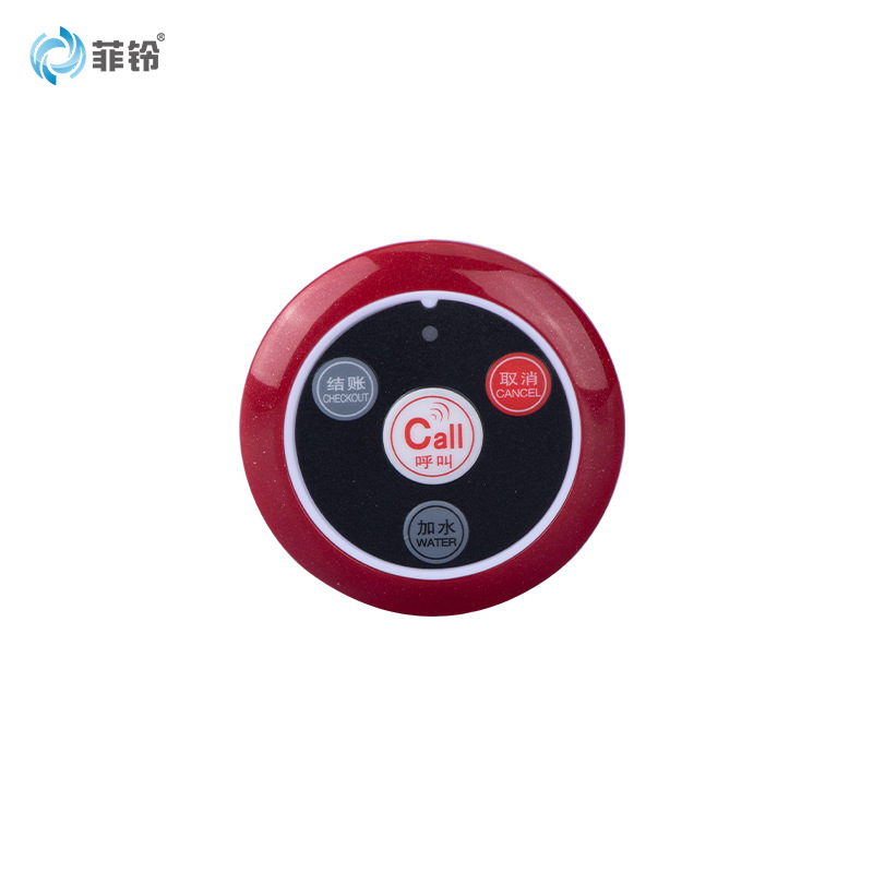Wireless service pager catering hotel milk tea shop gourmet city KTV foot bath shop queuing call bell calling machine