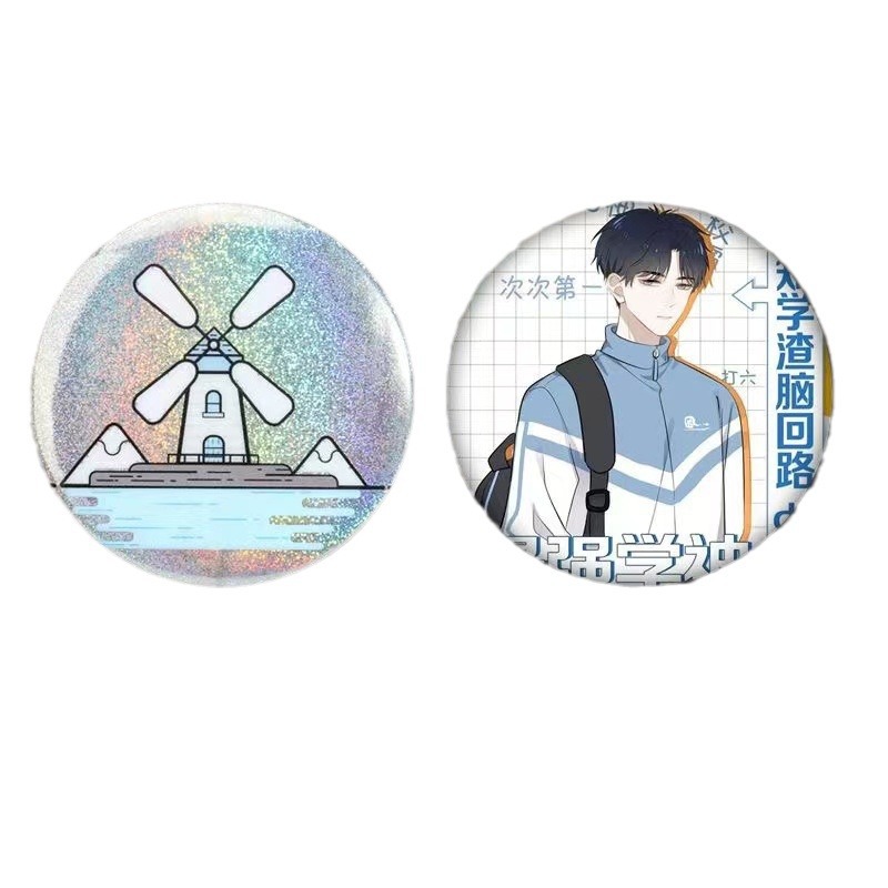 Custom High-Definition Double Flash Badge with Laser Anime Collaboration from Factory, Made to Order