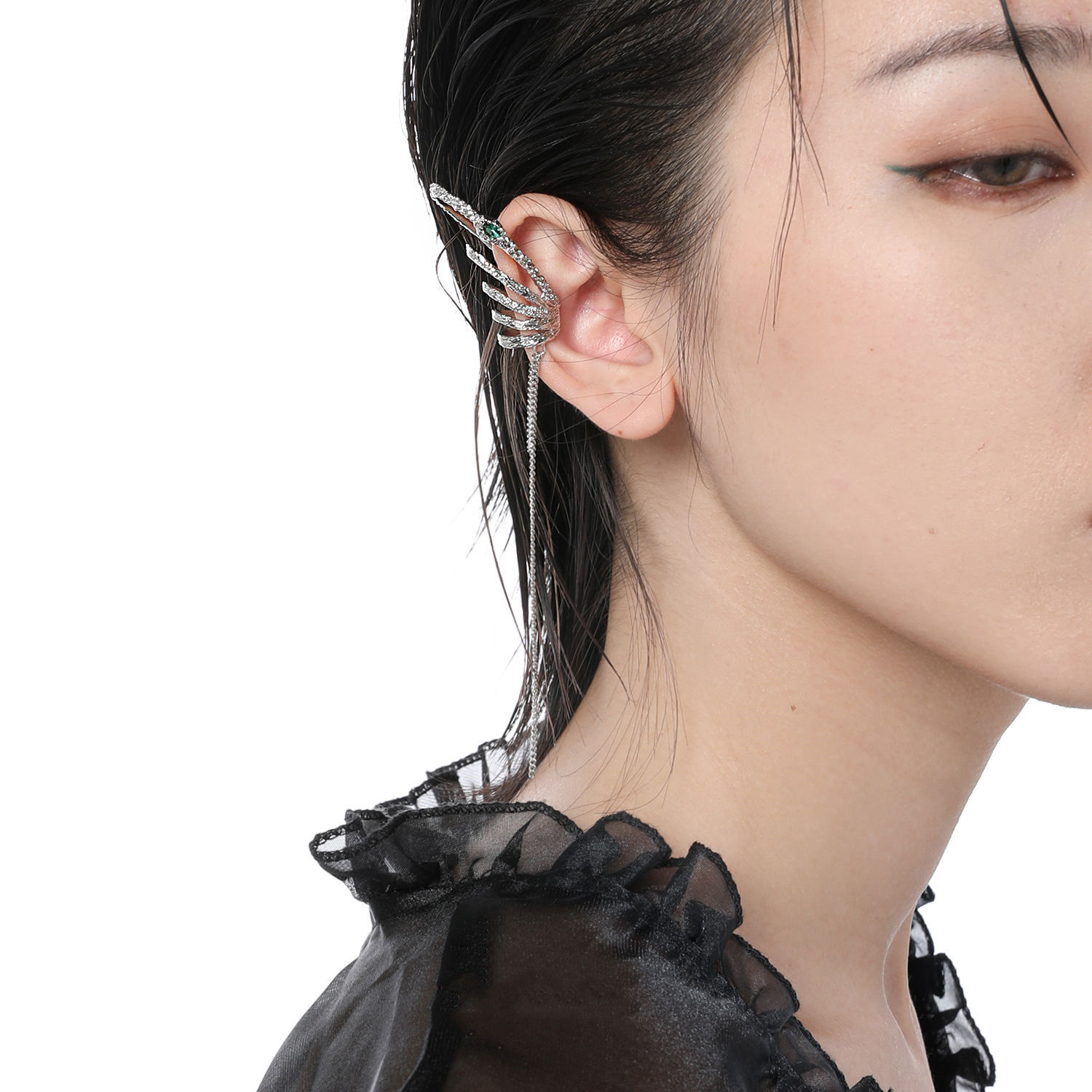 Ear Bone Clip Slytherin Snake Yard Girl Don’T Miss Pierced Ear Hooks Cross-Border Wholesale