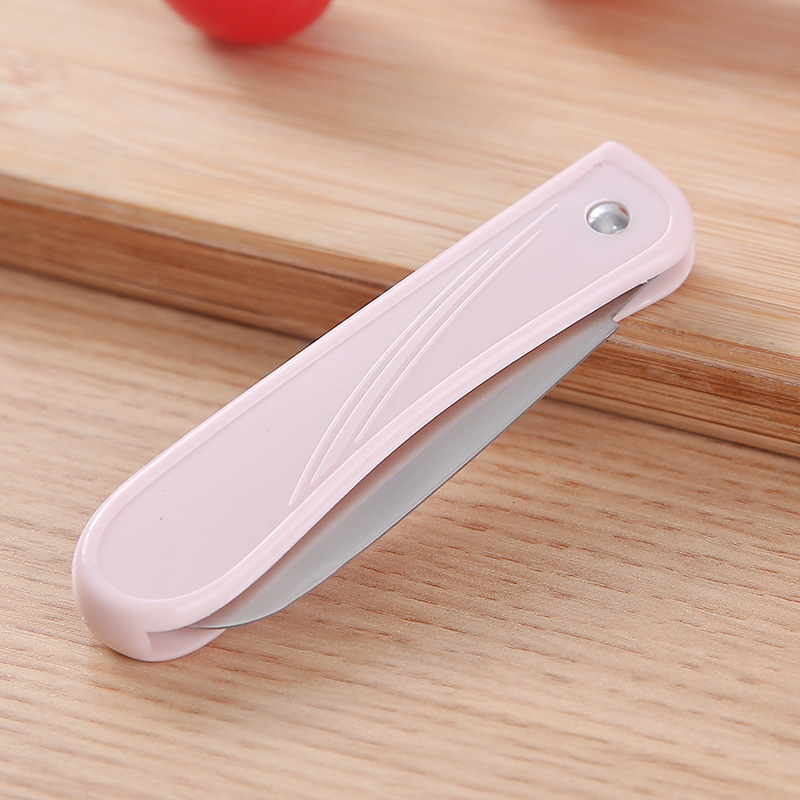 Stainless Steel Folding Fruit Knife, Household Peeling Knife, Sharp Express Delivery Knife, Portable Fruit Knife, Foldableable