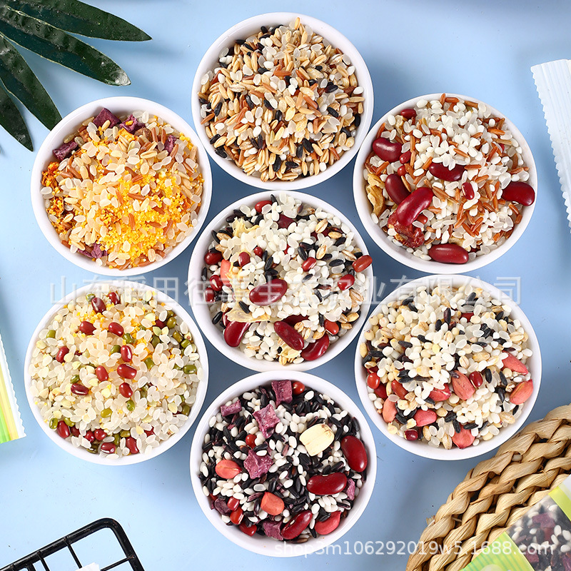 Seven-day coarse cereal porridge 100g * 7 bags of new rice, five cereals, coarse grains, eight treasures porridge, breakfast porridge, meal, seven-day porridge wholesale