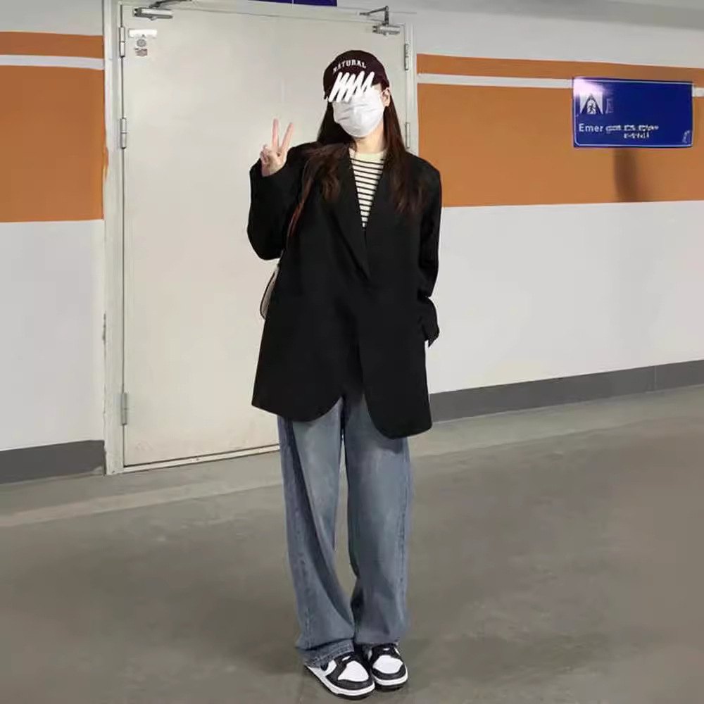 2025 New Autumn Clothing Plus Size Women's Fat mm Suit Jacket 100kg Loose Slimming Look Women's Suit [0803]