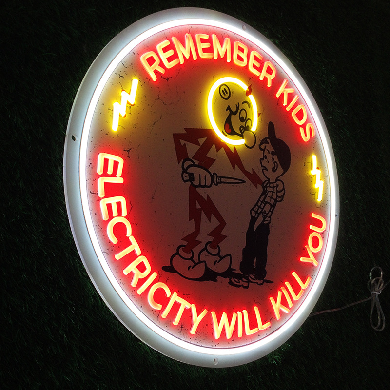 Manufacturers produce led neon theme luminous lights personalized electronic billboards