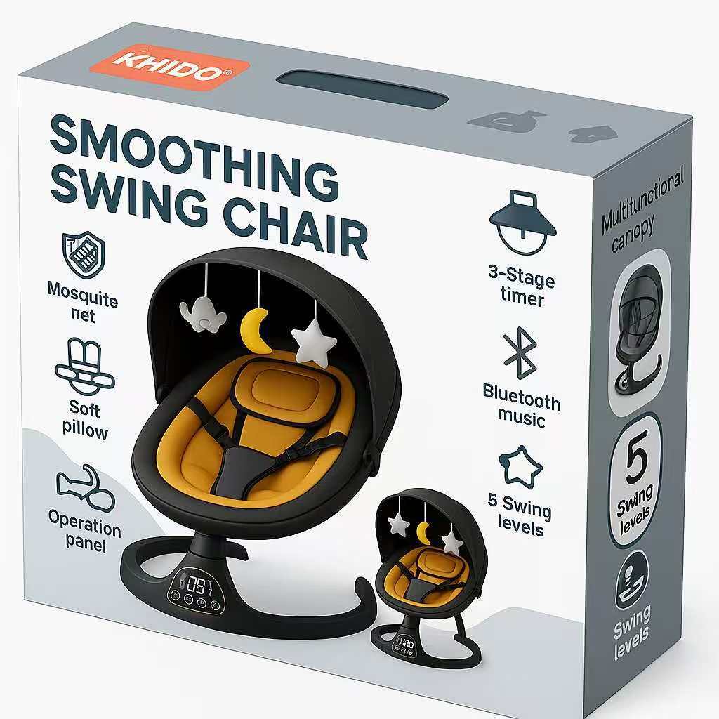 Baby Electric Soothing Cradle Bed Artifact Baby Rocking Chair Multi-Functional Sit-Down Electric Cradle App