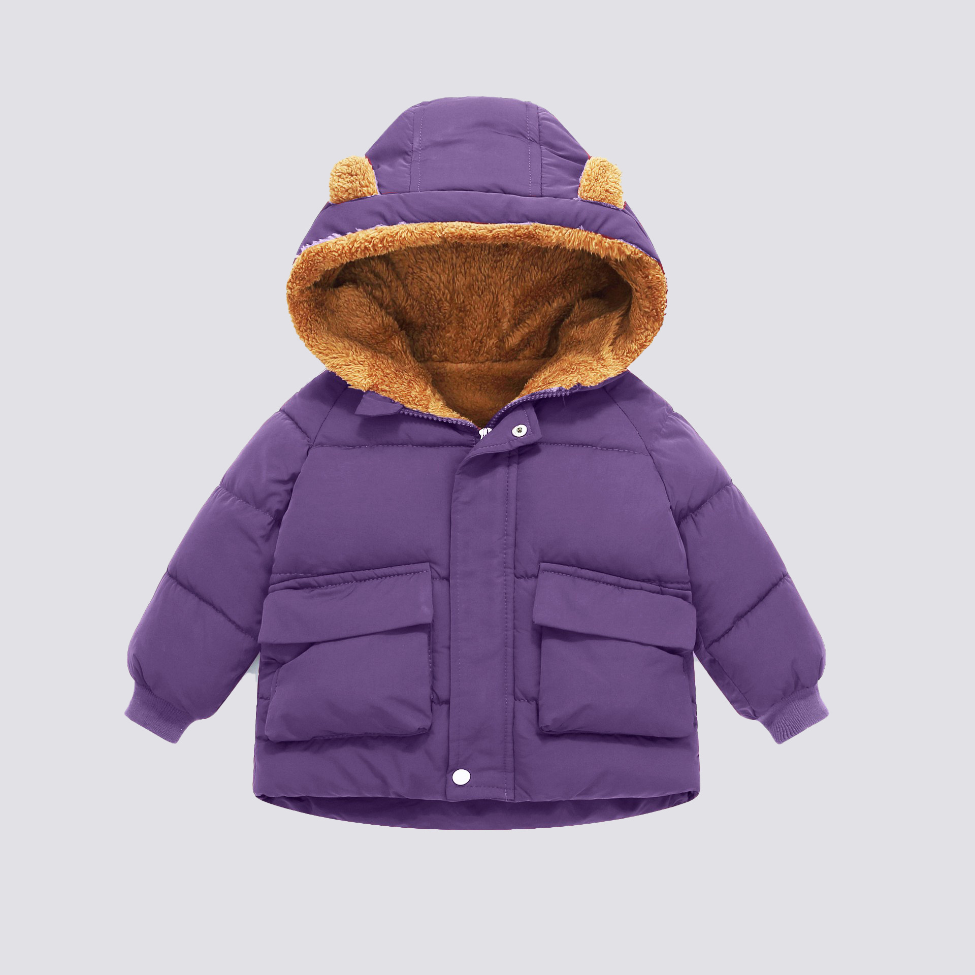 Amazon Kidsren's Cotton Outwears for Boys and Girls, Small and Medium-Sized Kidsren's Baby Cotton Outwears, Kidsren's down Jackets, Velvet and Thickeneded Short Style
