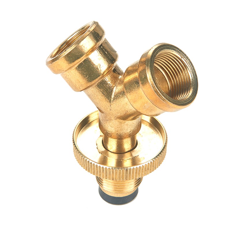 Gas Tank Gas Bottle Three-Way Connector One to Two Liquefied Gas Cylinder 1 to 2 Interface High Pressure Low Pressure Valve
