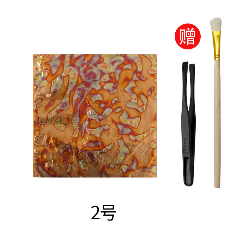 Gold Foil Paper Painting, Burnt Foil, Broken Gold Foil, Silver Foil Painting, Buddha Statue, Rock Painting, Art Tools, Nail Salon Crafts