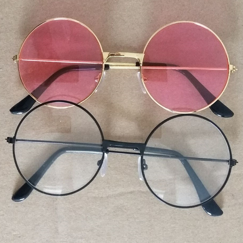 Cyber Red Hyaluronic Acid Yellow Duck Glasses 7001 Round Prince Plain Glasses