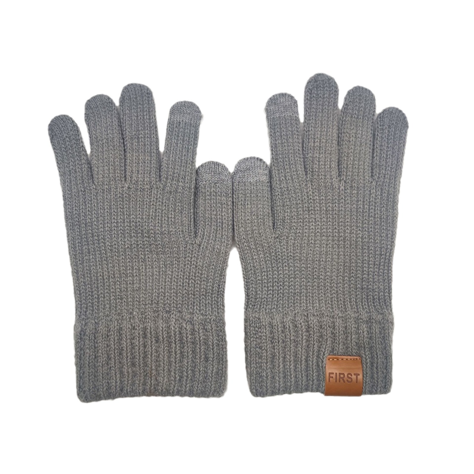 Cross-Border E-Commerce Factory New Spot Adult 9-Color Men's and Women's Knitted Hats, Scarves, Gloves, Touch Screen 3-Piece Set