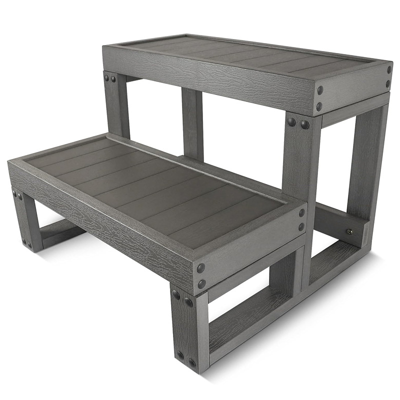 Wholesale Wood Plastic Step Stairs for Home Use Two-Step Ladder Climbing Small Ladder Activity Hdps Bathtub Steps for Home Use