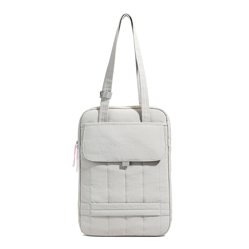 Laptop Shoulder Bag, Multi-Purpose Tote Bag, Simple Commuter iPad Protective Bag, Trendy Brand Multi-Color Handbag