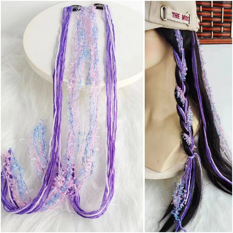 Плетеная цветная веревка, грязные косы, цветной этнический стиль, резинка для волос, выезд в Юньнань, фотосъемка, оптовая продажа