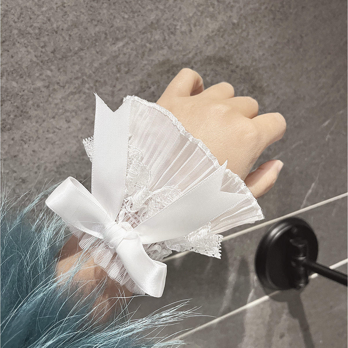 Bow Lace Wrist Set JK Sleeve Lolita Cute Girl's Decorative Photo Sleeve Hand Sleeve