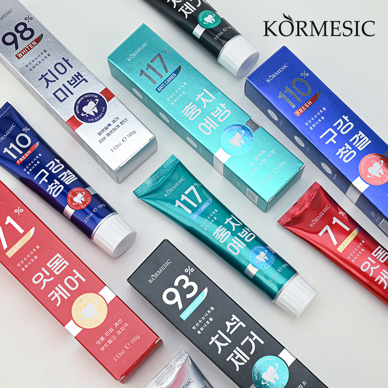 Kormesic Clean Gum Care Oral Fresh Breath Toothpaste Toothpaste Cross-Border Foreign Trade Factory Direct Sales