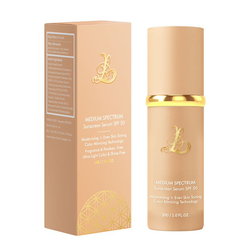 Cross-Border Popular Color-Changing Foundation 4-in-1 Bionic Concealer, No Fake Whitening, No Sticking Powder, Setting Makeup, English Packaging