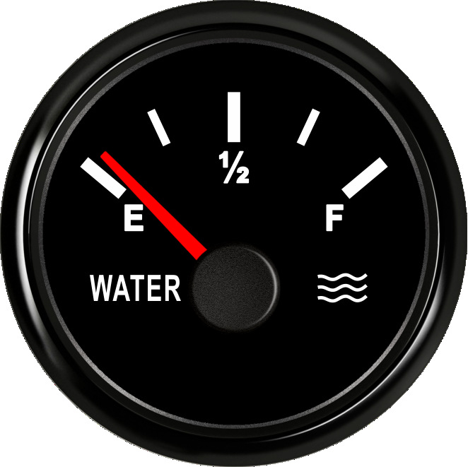 Water level meter round meter head 52mm measuring water tank remaining water volume liquid display liquid level prompt meter manufacturer