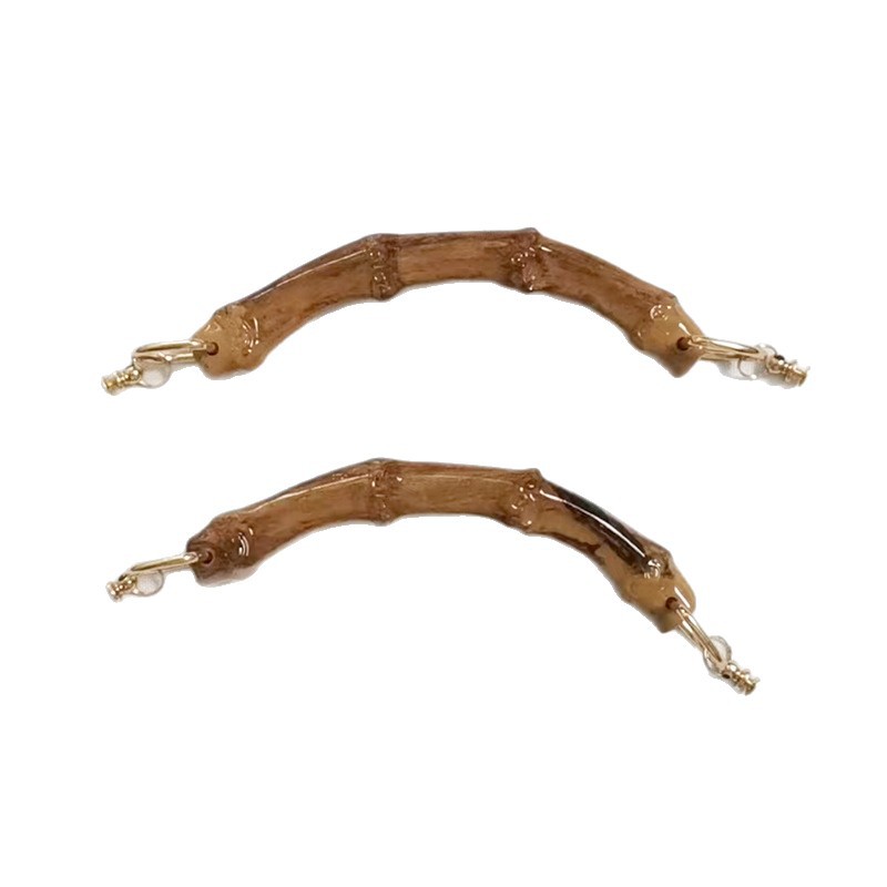 Popular DIY Bamboo Handles Dragon Boat Festival and Mid-Autumn Festival Straight Bamboo Handles Gift Box Handles Plastic Bamboo Handles