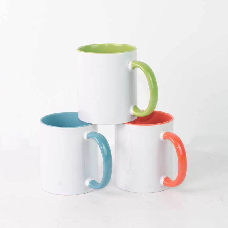 Foreign Trade Custom Mug Opening Event Souvenir Cup Colorful Coffee Cup Advertising Promotion Gift Ceramic Cup