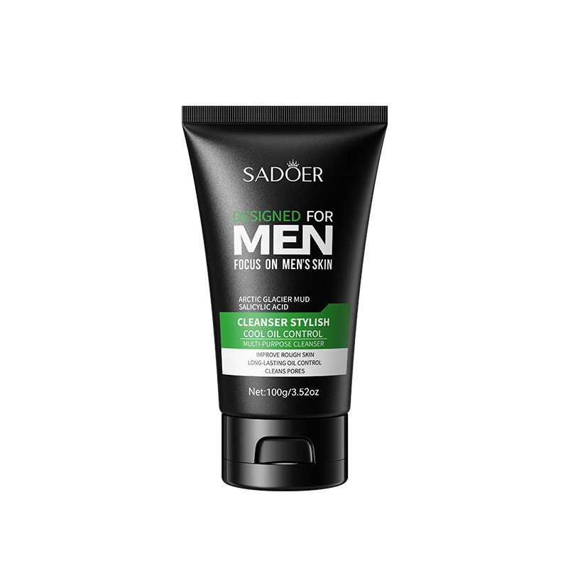 Full English Men's Facial Cleanser 100g Cool Men's Cleansing Cleanser Cross-Border Foreign Trade Wholesale