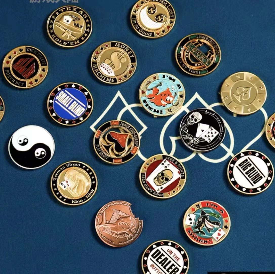 Металлический пресс для карт Texas Hold'Em удачный размер слепой код декодер полный пресс для фишек монет пресс для карт