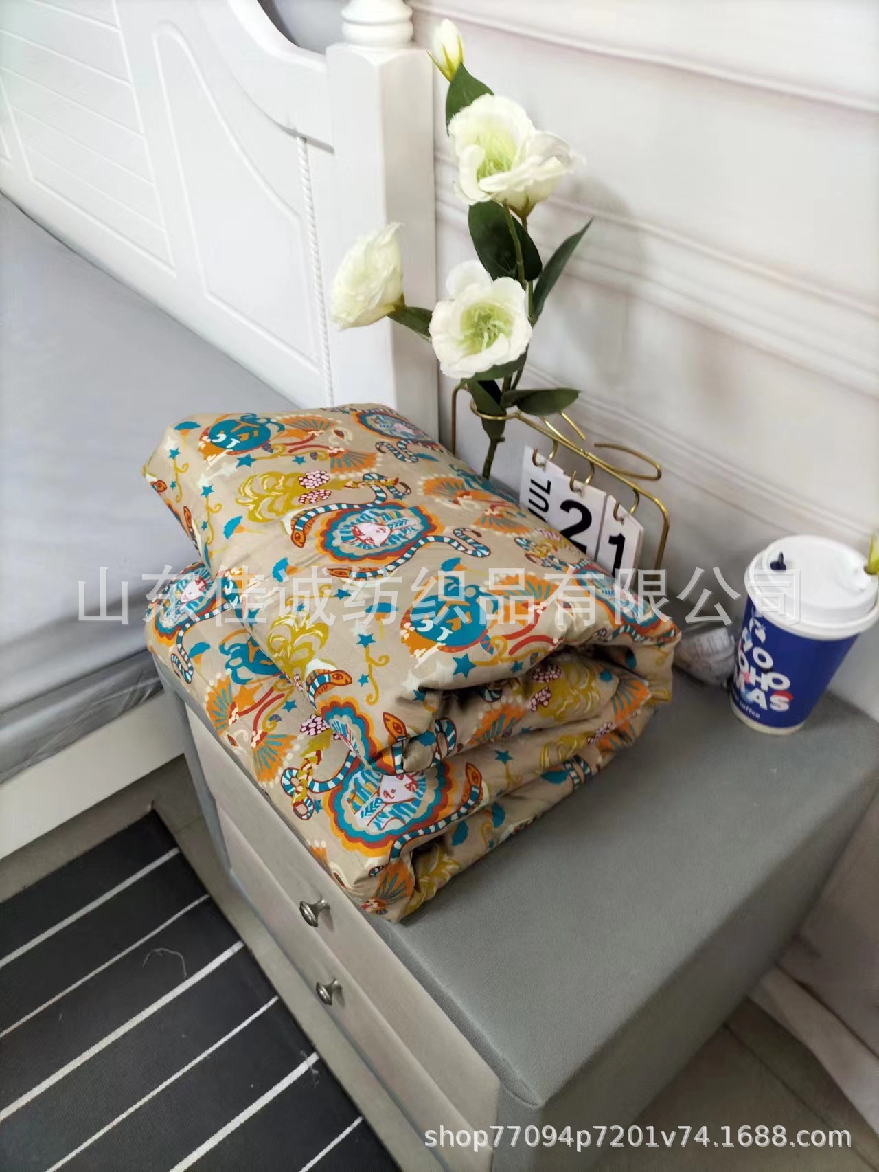 140 horse cotton outer skin, inner soybean fiber filler, size 200*230 quilt