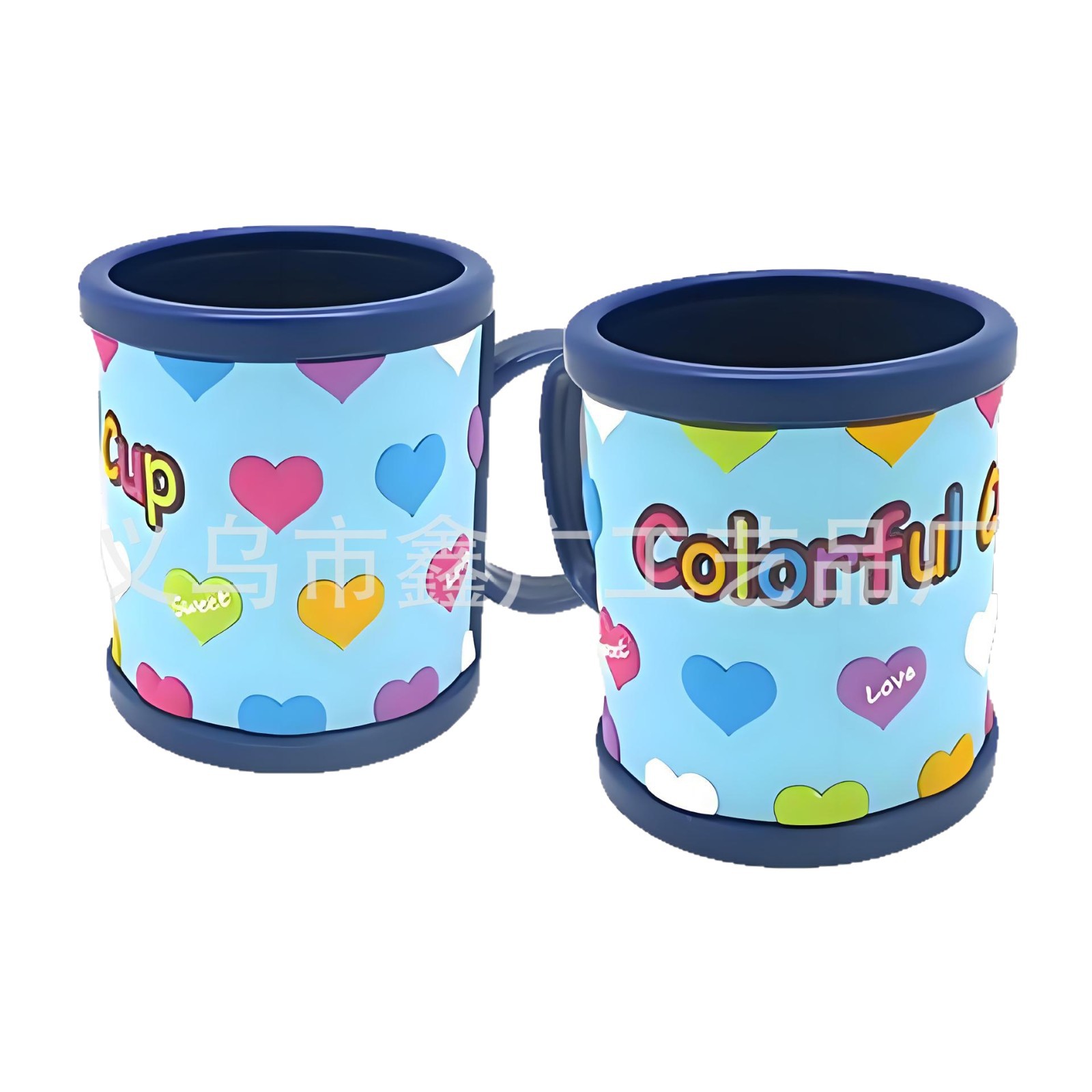 Three-Dimensional Stainless Steel Cup Cover, Pvc Soft Rubber Cup Cover, Stainless Steel Cup Cover, Insulated Manufacturer Production