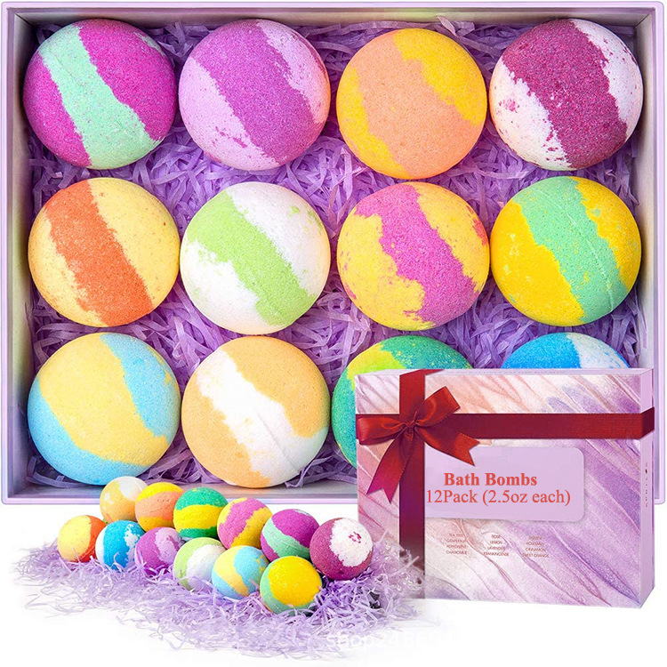 Cross-Border Dried Flower Mixed Color Bath Salt Ball Foot Bath Ball Mugwort Dried Flower Bubble Bath Ball Bath Supplies Foot Bath Pill Customization