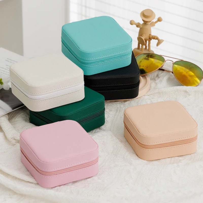 Пустая швейная коробка для инструментов, подходит для студентов, портативная коробка из искусственной кожи