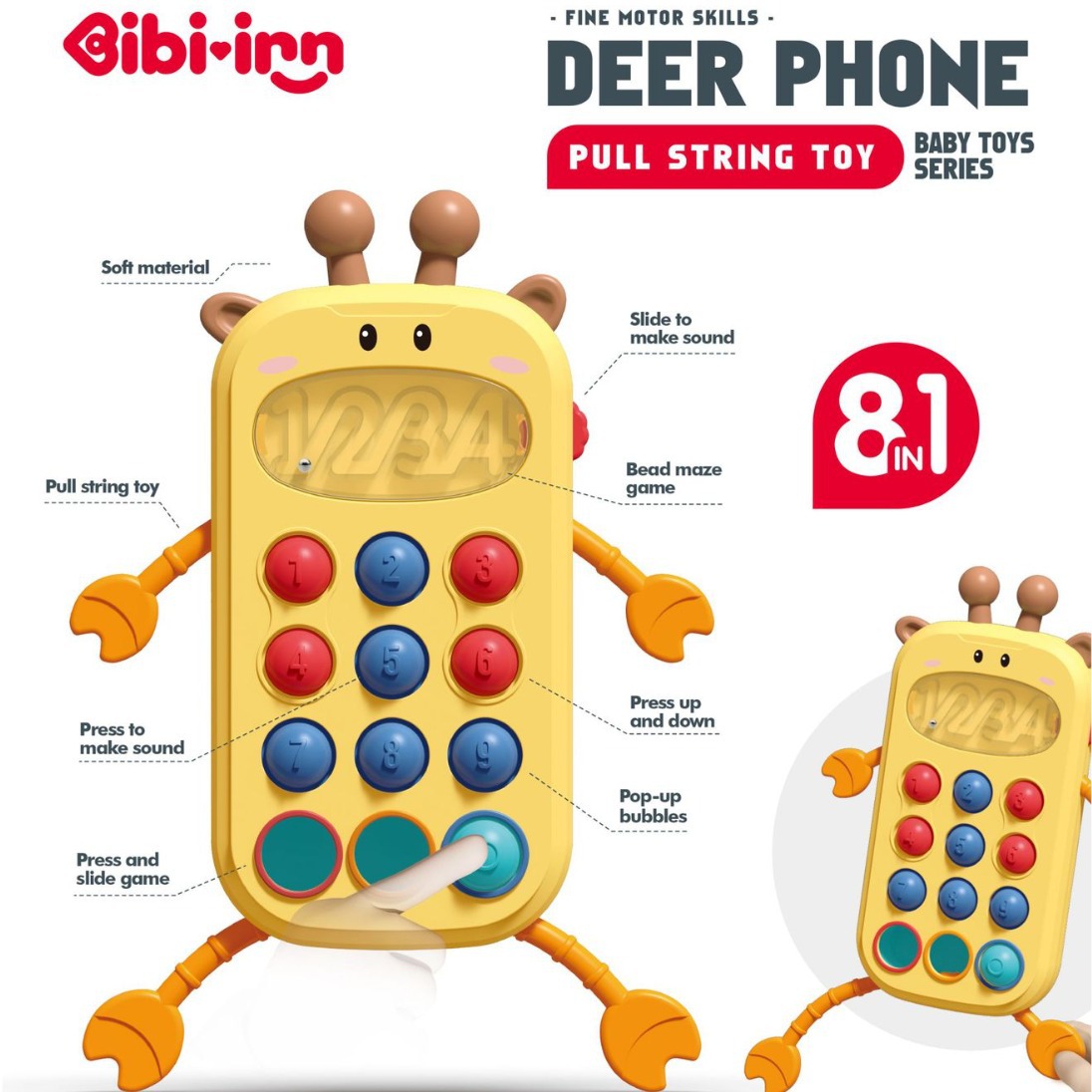 Cross-border New Baby Snake Baby Finger Snake Snake Toy for Early Childhood Training